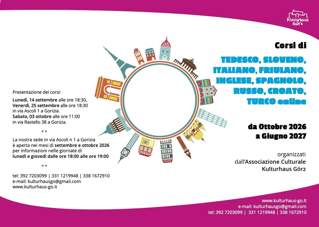 CORSI DI LINGUE A GORIZIA
